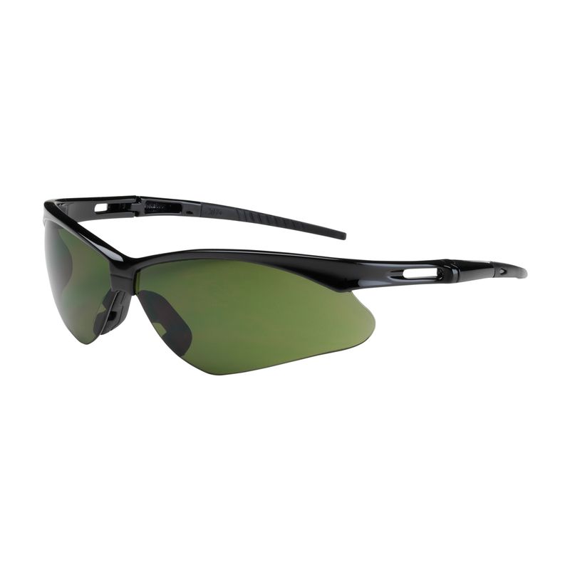 Anser Semi-Rimless Safety Glasses with Black Frame, IR Filter Shade 3.0 Lens and Anti-Scratch Coating  (#250-AN-10118)