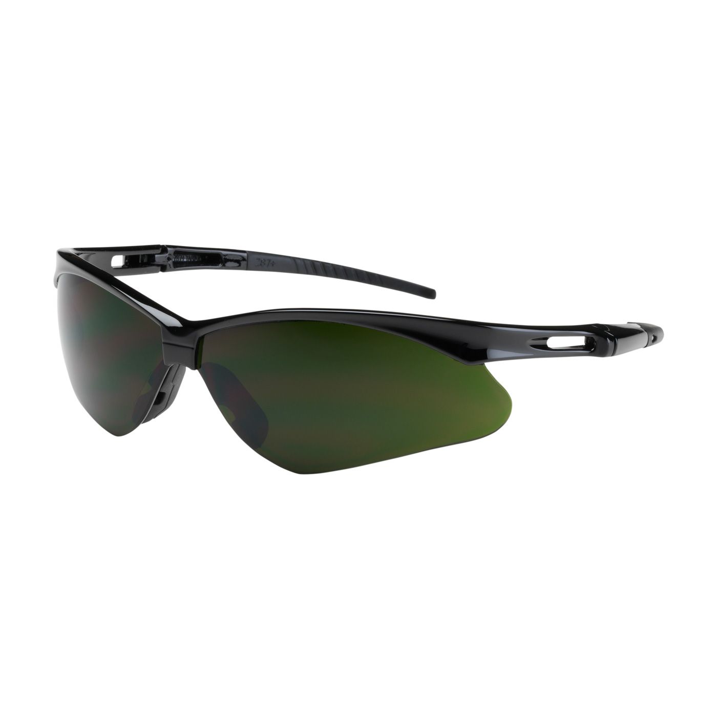 Anser Semi-Rimless Safety Glasses with Black Frame, IR Filter Shade 5.0 Lens and Anti-Scratch Coating  (#250-AN-10119)