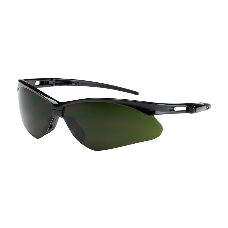 Anser Semi-Rimless Safety Glasses with Black Frame, IR Filter Shade 5.0 Lens and Anti-Scratch Coating  (#250-AN-10119)