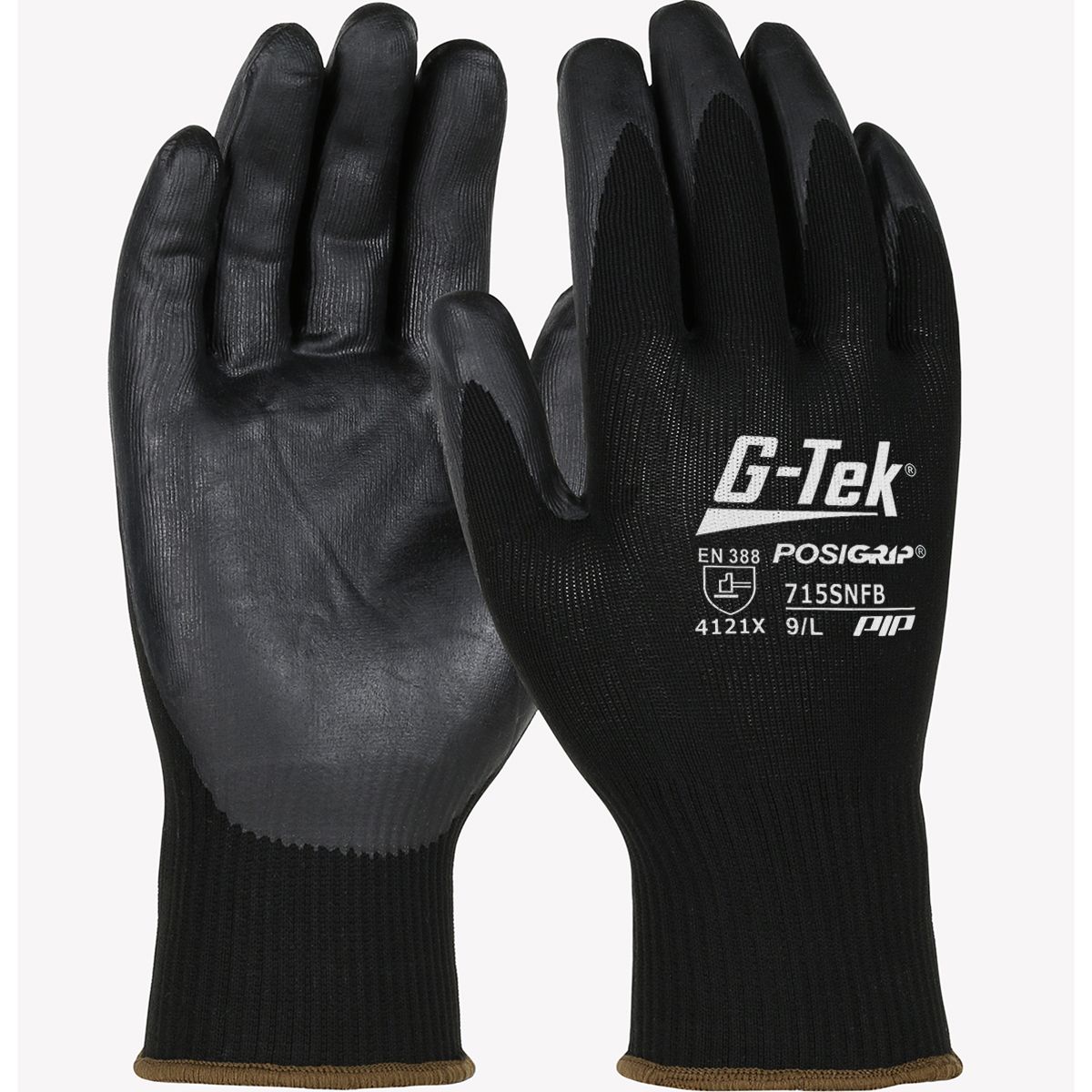 G-Tek® PosiGrip® Economy Seamless Knit Nylon Glove with Nitrile Coated Foam Grip on Palm & Fingers (#715SNFB) G-Tek® PosiGrip® Economy Seamless Knit Nylon Glove with Nitrile Coated Foam Grip on Palm & Fingers (#715SNFB)