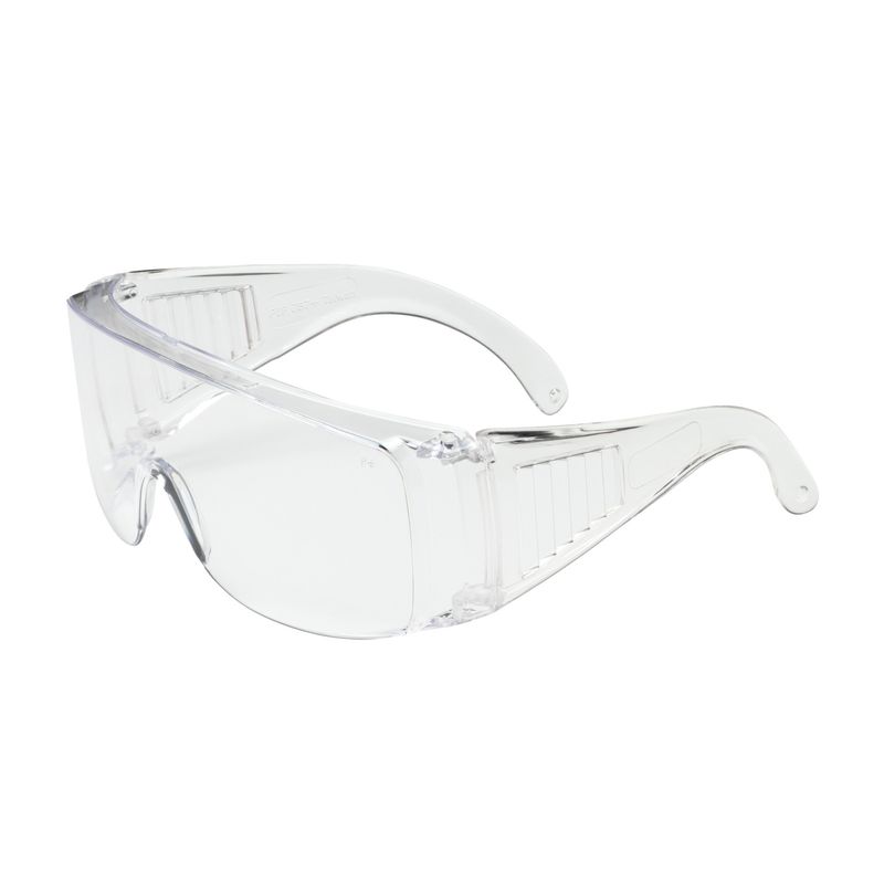 The Scout OTG Rimless Safety Glasses with Clear Temple and Clear Lens - Dispenser Box  (#250-99-0980DP)