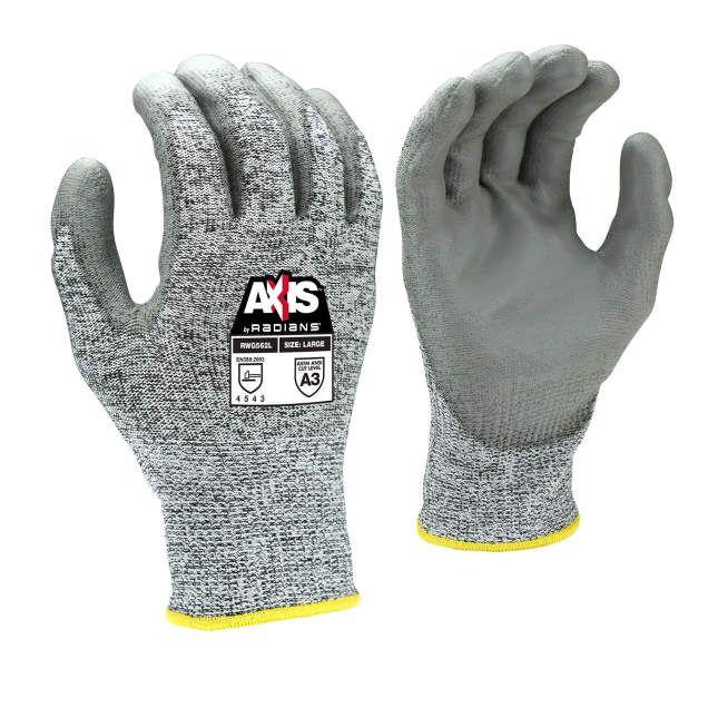 Radians AXIS™A3 Polyurethane Coated Cut Protection Glove (#RWG562) Radians AXIS™A3 Polyurethane Coated Cut Protection Glove (#RWG562)
