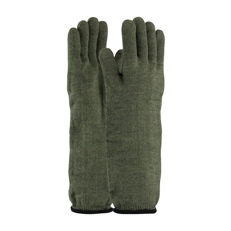 Kut Gard® DuPont™ Kevlar® / Preox Seamless Knit Hot Mill Glove with Cotton Liner - Extended Cuff (#43-858)