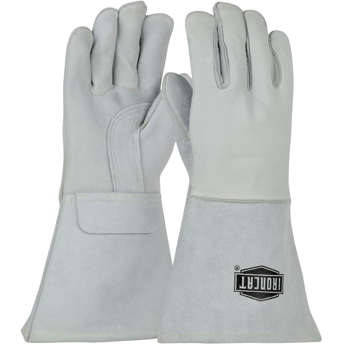 Ironcat® Premium Grade Top Grain Elkskin Leather Welder's Glove with Cotton/Foam Lining and Gauntlet Cuff (#9061) Ironcat® Premium Grade Top Grain Elkskin Leather Welder's Glove with Cotton/Foam Lining and Gauntlet Cuff (#9061)