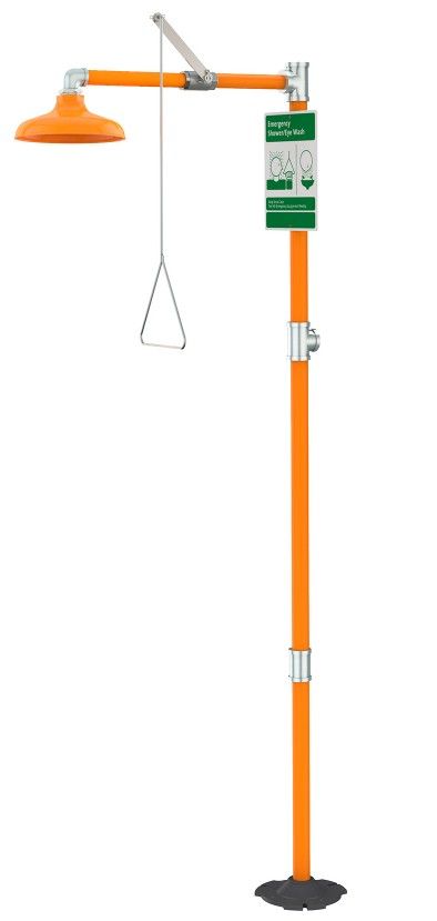 Guardian Emergency Shower, Free Standing, Plastic ShowerHead (#G1662) Guardian Emergency Shower, Free Standing, Plastic ShowerHead (#G1662)