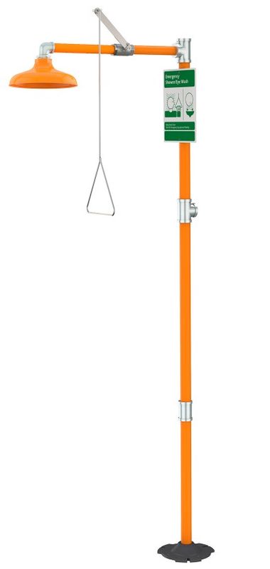 Guardian Emergency Shower, Free Standing, Plastic ShowerHead (#G1662)