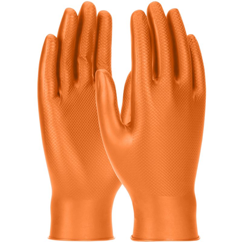 Grippaz™ Skins Extended Use Ambidextrous Nitrile Glove with Textured Fish Scale Grip - 6 Mil (#67-256)