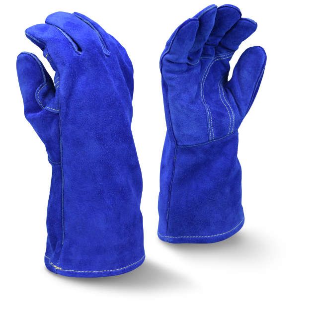 Radians Premium Side Split Blue Cowhide Leather Welding Glove (#RWG5410XL)