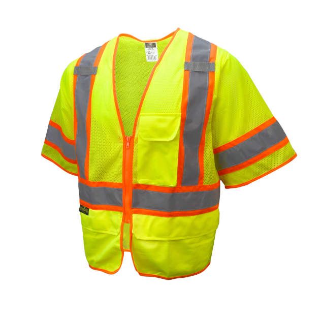 Type R Class 3 Multipurpose Surveyor Vest, Hi-Viz Green (#SV272-3ZGM) Type R Class 3 Multipurpose Surveyor Vest, Hi-Viz Green (#SV272-3ZGM)
