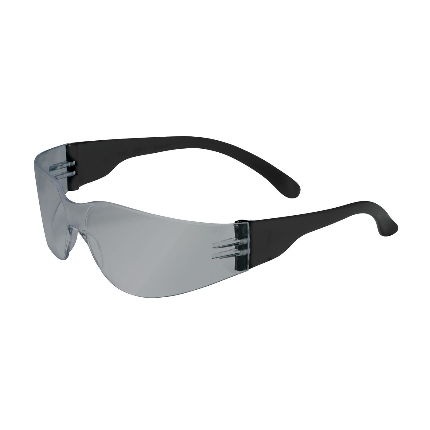 Zenon Z12 Rimless Safety Glasses with Black Temple, Silver Mirror Lens and Anti-Scratch Coating  (#250-01-0005)