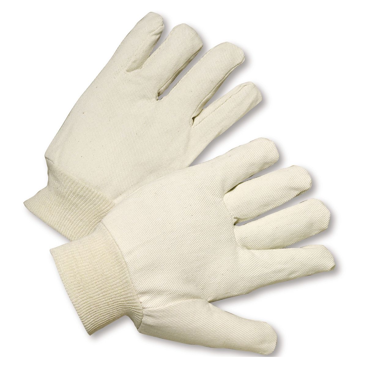 PIP® Reversible Polyester/Cotton Canvas Single Palm Glove - Knit Wrist (#708R)