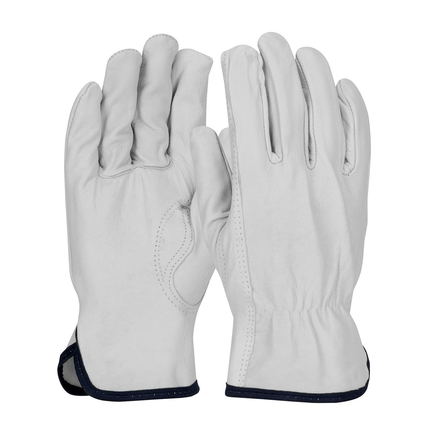 PIP Top Grain Goatskin Leather Drivers Glove with White Cotton Lining - Keystone Thumb (#77-3600) PIP Top Grain Goatskin Leather Drivers Glove with White Cotton Lining - Keystone Thumb (#77-3600)
