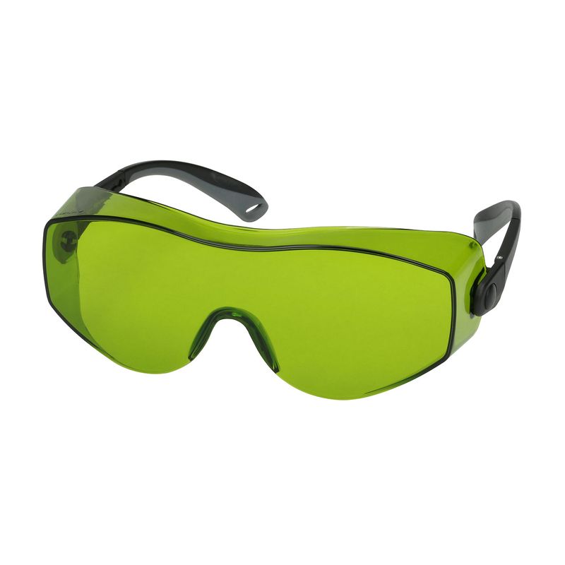 OverSite OTG Rimless Safety Glasses with Black / Gray Temple and IR Filter Shade 1.7 Lens and Anti-Scratch / Anti-Fog Coating  (#250-98-0024)