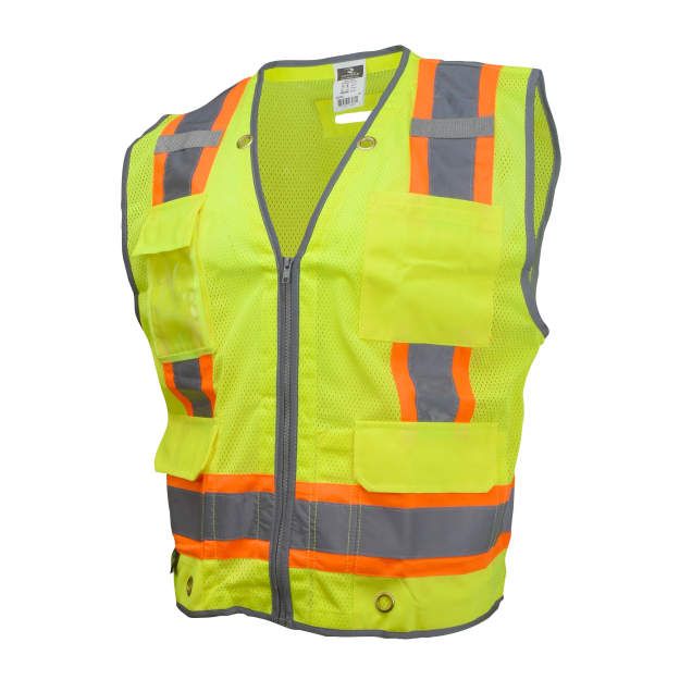 Two-Tone Surveyor Class 2 Vest, Hi-Viz Green (#SV6HG) Two-Tone Surveyor Class 2 Vest, Hi-Viz Green (#SV6HG)