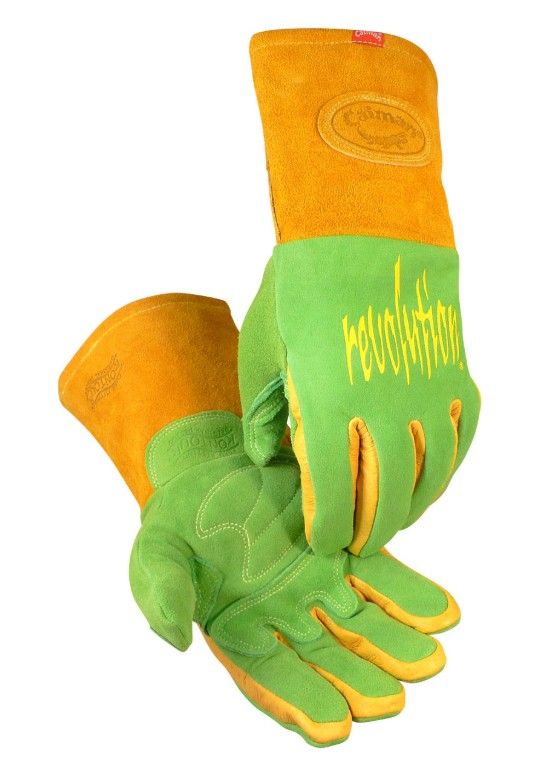 Caiman Premium Split Deerskin MIG/Stick Welder's Glove with FR Foam/Fleece Insulation (#1816) Caiman Premium Split Deerskin MIG/Stick Welder's Glove with FR Foam/Fleece Insulation (#1816)