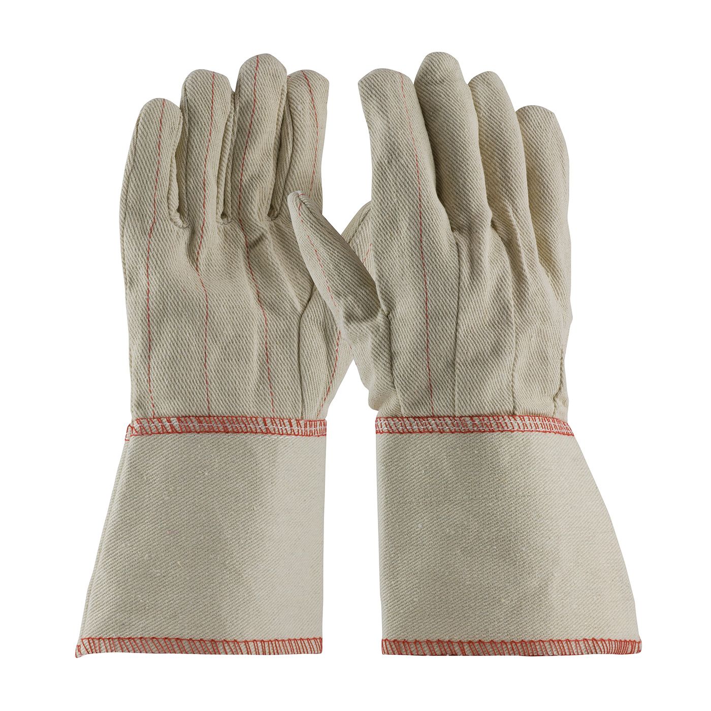 PIP Cotton Canvas Double Palm Glove with Nap-in Finish - Gauntlet Cuff  (#92-918G)