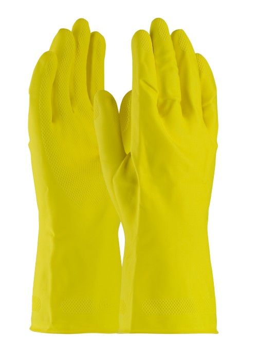 Assurance Unsupported Latex, Industrial Flock Lined with Raised Diamond Grip - 21 Mil  (#48-L212Y)
