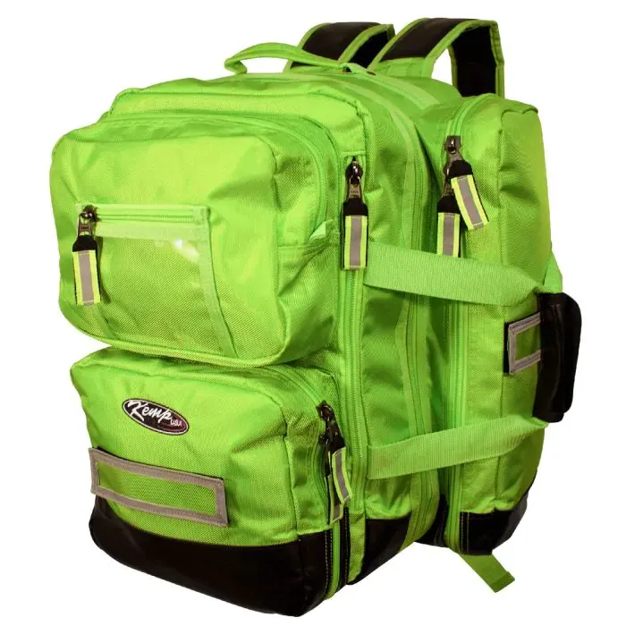 Kemp USA Premium Ultimate EMS Backpack, Neon Green (#10-115-GRE-PRE)