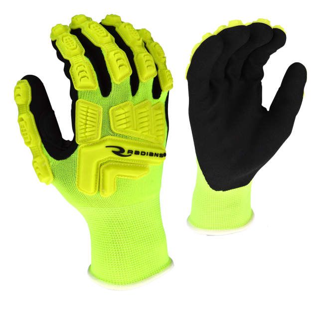 Radians Hi-Viz Work Glove with TPR (#RWG21)