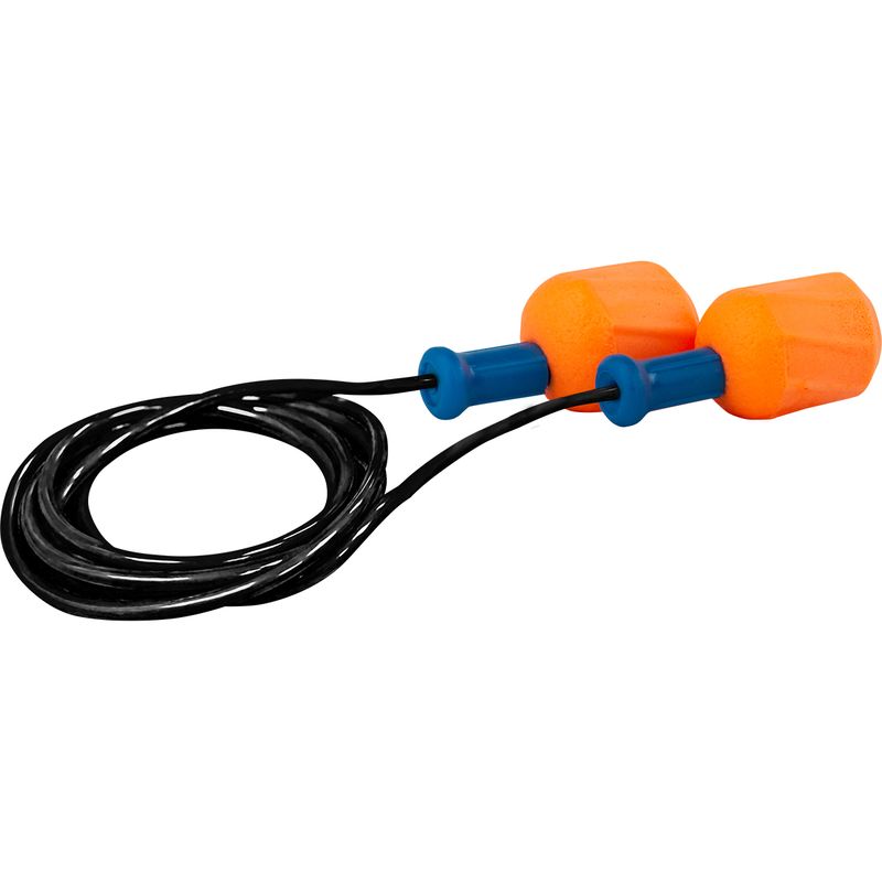 PIP® EZ-Twist™ Disposable Soft Polyurethane Foam Corded Ear Plugs - NRR 30 / SNR 38 (#267-HPF610C)