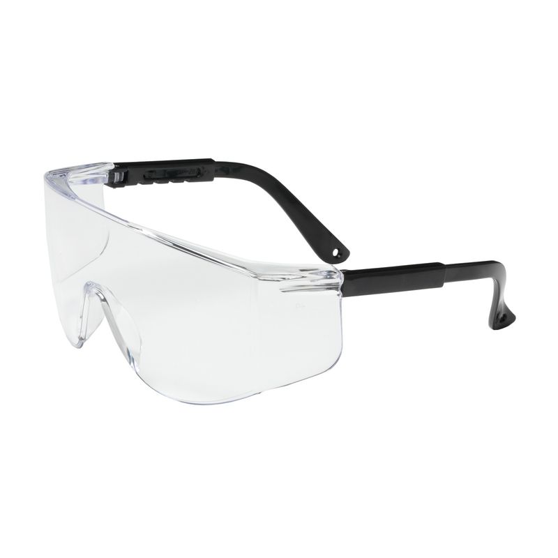 Zenon Z28 OTG Rimless Safety Glasses with Black Temple, Clear Lens and Anti-Scratch Coating  (#250-03-0000)