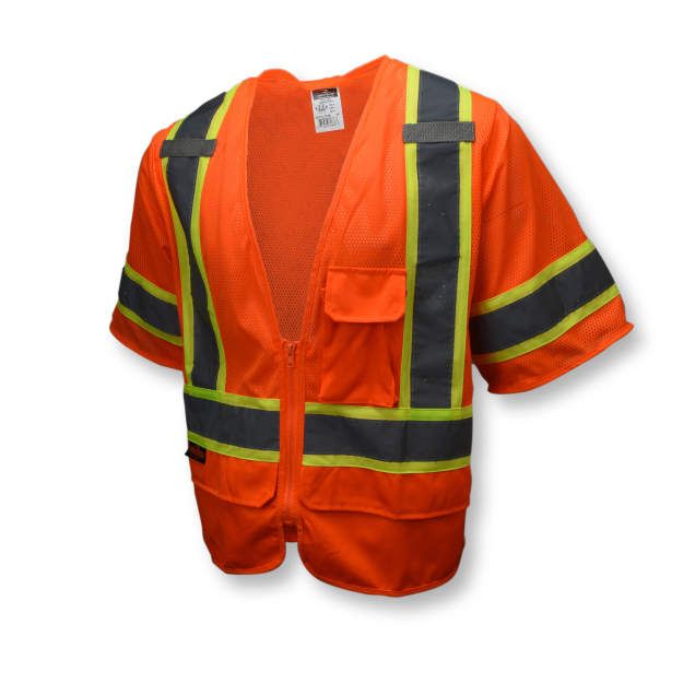 Type R Class 3 Multipurpose Surveyor Vest, Hi-Viz Orange (#SV272-3ZOM)