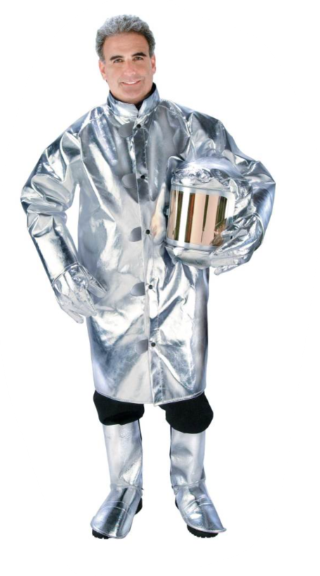 10oz. Aluminized CarbonX 50" Jacket (#603-ACX10)