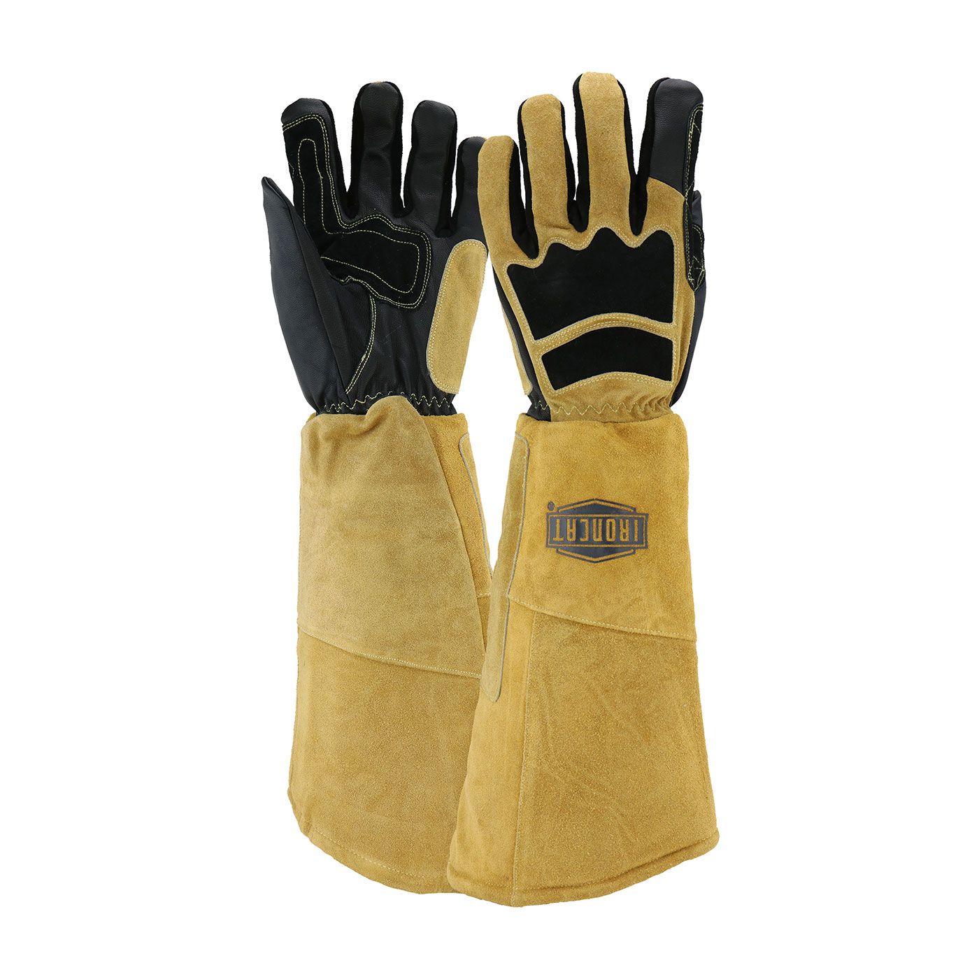 Ironcat® Premium Grade Top Grain Goatskin Welder's Glove with Cotton/Foam Lining and Climax™ Aerogel Insulation - 22 Ironcat® Premium Grade Top Grain Goatskin Welder's Glove with Cotton/Foam Lining and Climax™ Aerogel Insulation - 22" Length (#9070)