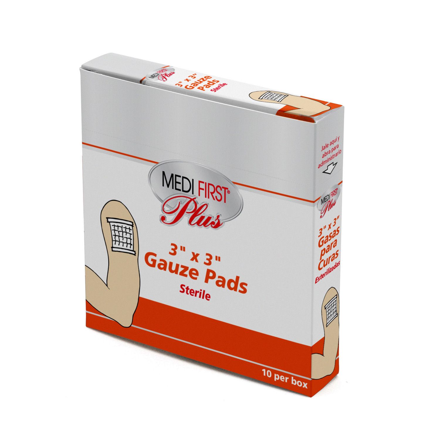 Gauze Pads, 3x3, 10/bx (#P103612)