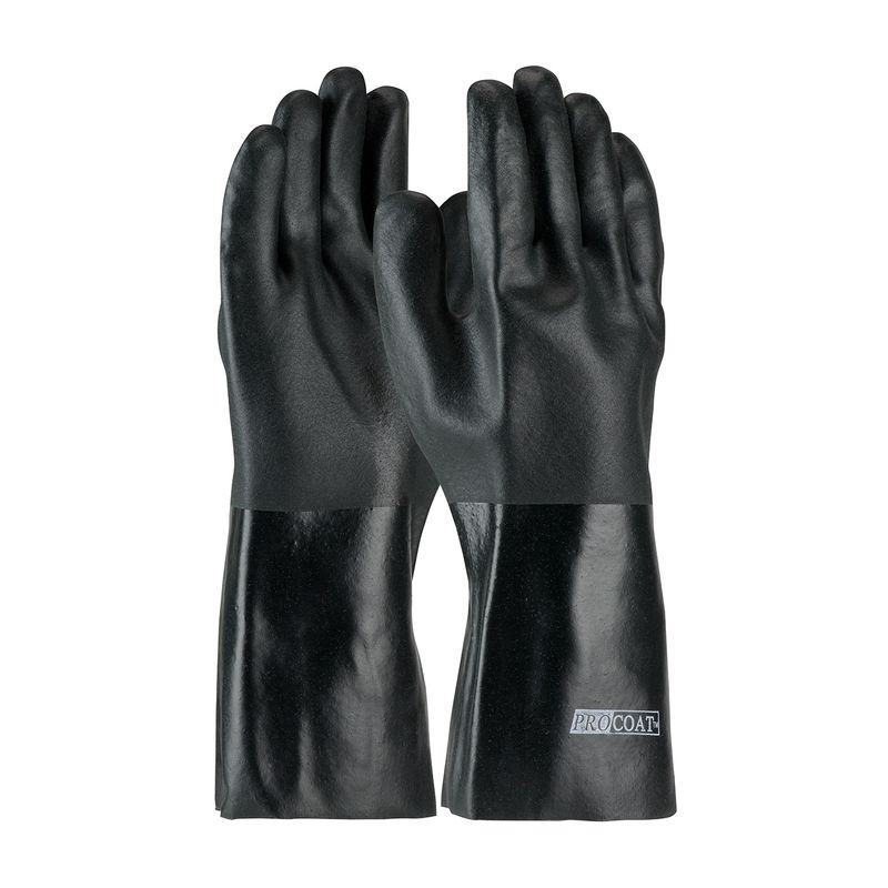 Assurance® Premium PVC Dipped Glove with Jersey Liner and Rough Acid Finish - 14" Length (#58-8040DD)