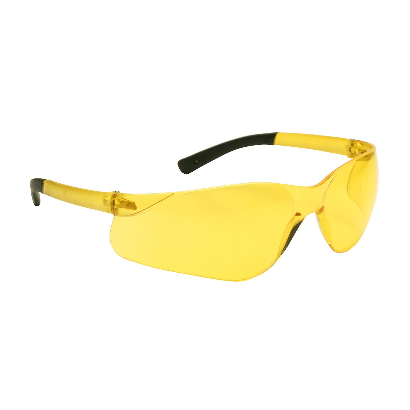 Zenon Z13 Rimless Safety Glasses with Amber Temple, Amber Lens and Anti-Scratch Coating  (#250-06-5509)