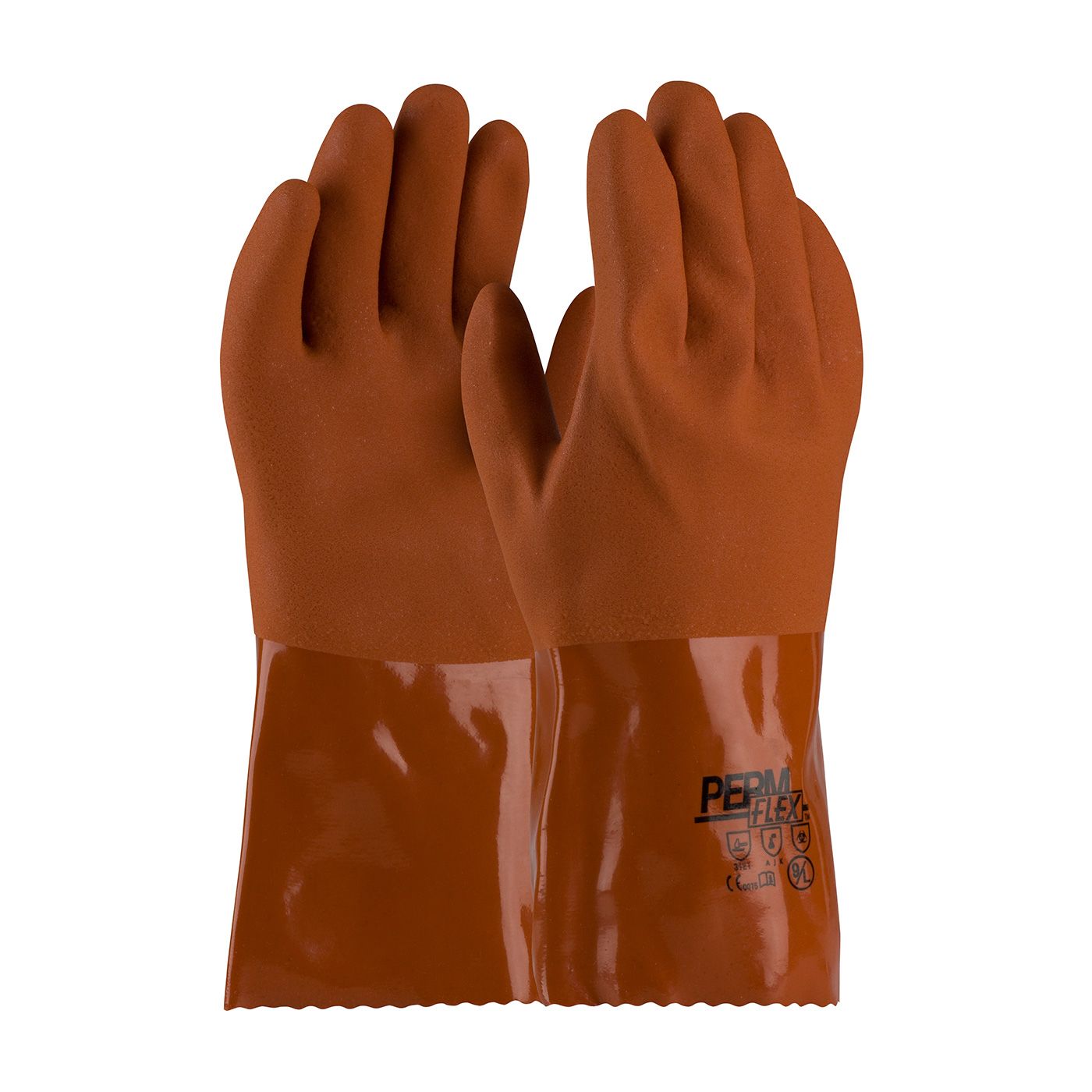 PIP® PermFlex® Cold Resistant PVC Glove with Seamless Liner and Rough Coating - 12" (#58-8651)