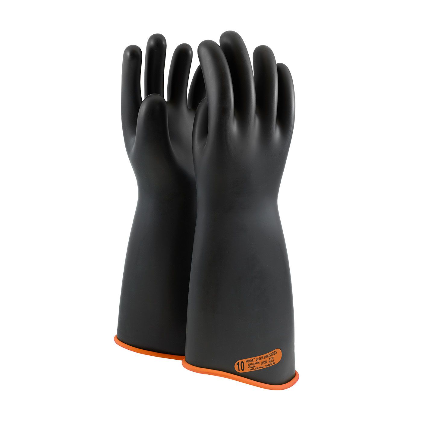 NOVAX® Class 4 Rubber Insulating Glove with Contour Cuff - 18 NOVAX® Class 4 Rubber Insulating Glove with Contour Cuff - 18" (#158-4-18)
