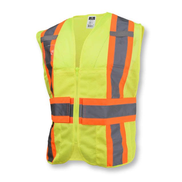 Type R Class 2 Expandable Two Tone Vest, Hi-Viz Green (#SV23-2ZGM) Type R Class 2 Expandable Two Tone Vest, Hi-Viz Green (#SV23-2ZGM)