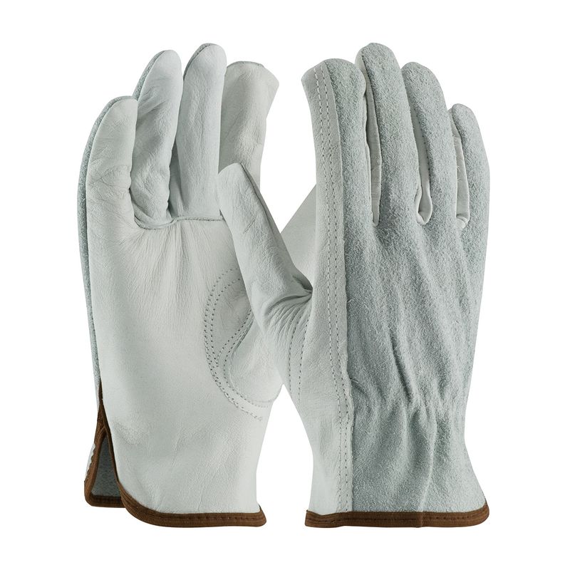PIP Select Grade Top Grain Drivers Glove with Shoulder Split Cowhide Leather Back and Kevlar Stitching - Keystone Thumb  (#993K)
