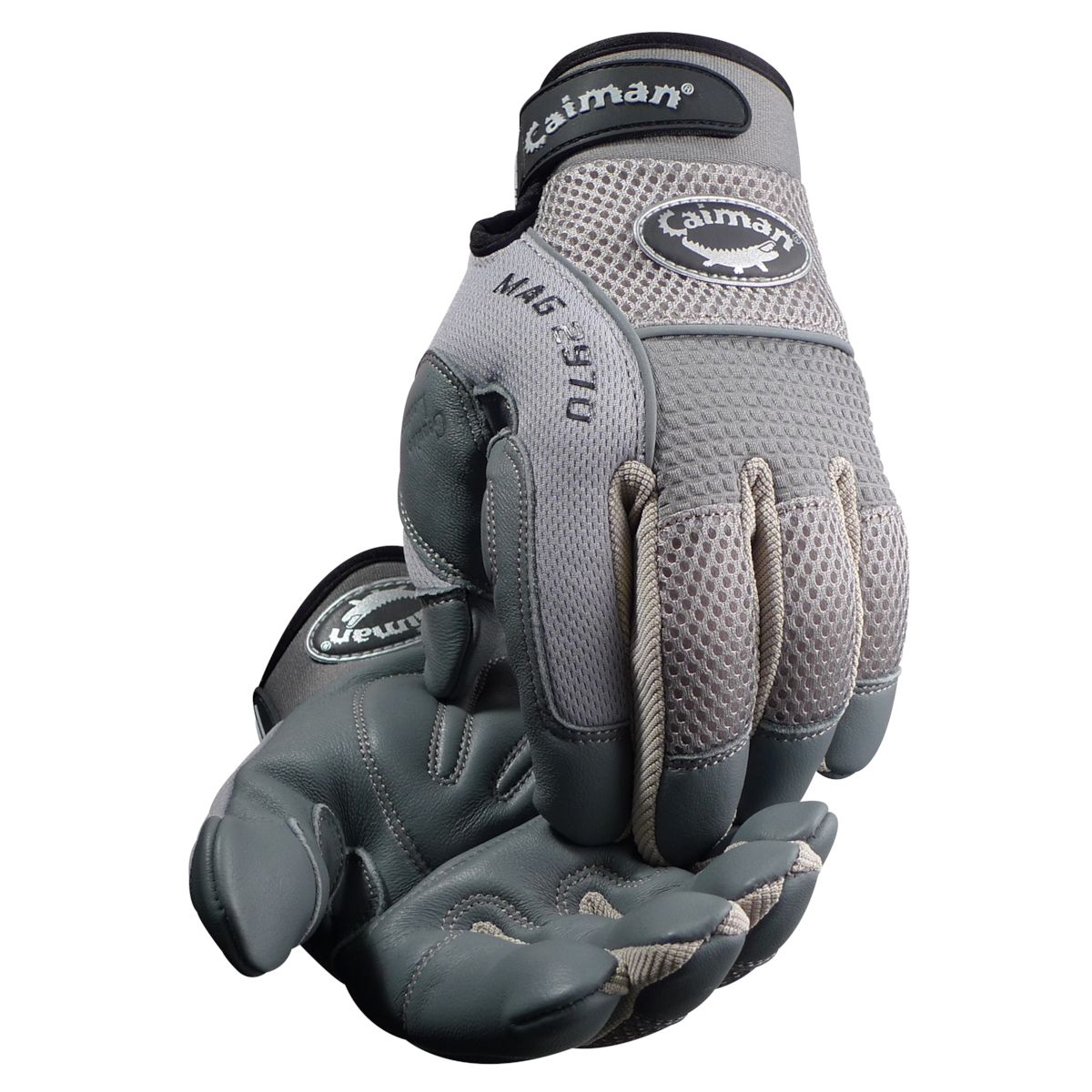 Caiman® MAG™ Multi-Activity Glove with White Goat Grain Leather Padded Palm and Gray AirMesh™ Back - Heatrac® III Insulation (#2915) Caiman® MAG™ Multi-Activity Glove with White Goat Grain Leather Padded Palm and Gray AirMesh™ Back - Heatrac® III Insulation (#2915)