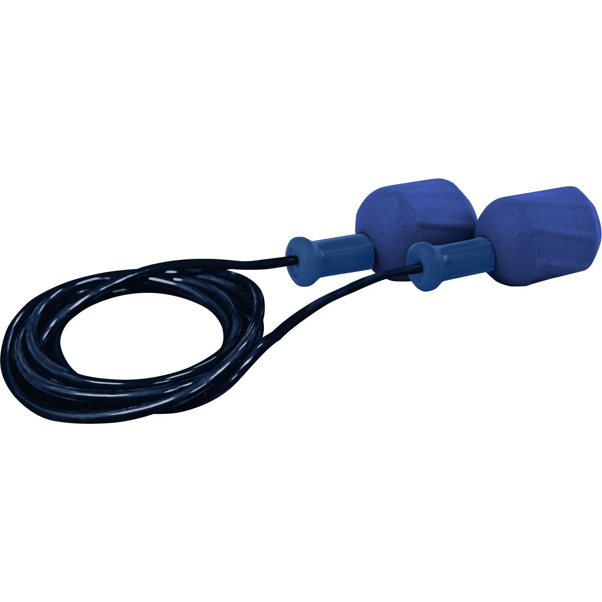 Food Pro EZ-Twist Metal Detectable Polyurethane Foam Corded Ear Plugs - 30 NRR  (#267-HPF610D)