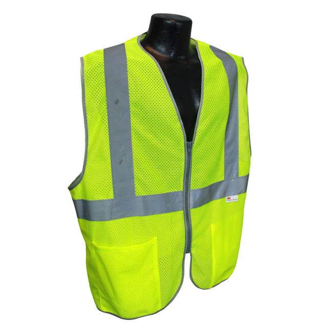 Class 2 Mesh Vest, Zipper (#LHV-5ANSI-PCZ) Class 2 Mesh Vest, Zipper (#LHV-5ANSI-PCZ)