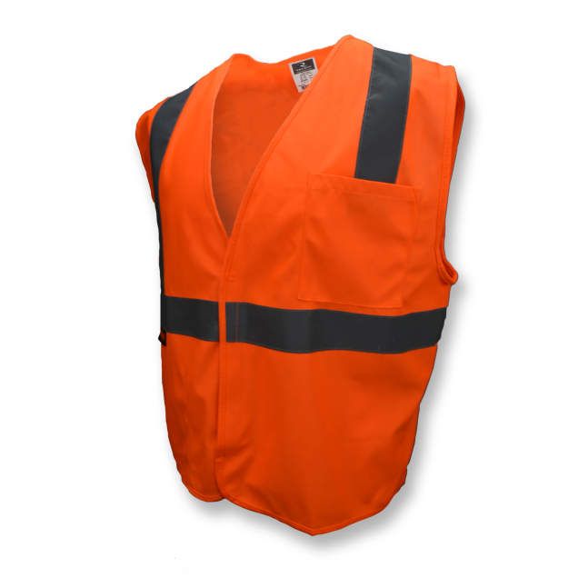 Economy Class 2 Vest, Hi-Viz Orange Solid (#SV2OS) Economy Class 2 Vest, Hi-Viz Orange Solid (#SV2OS)