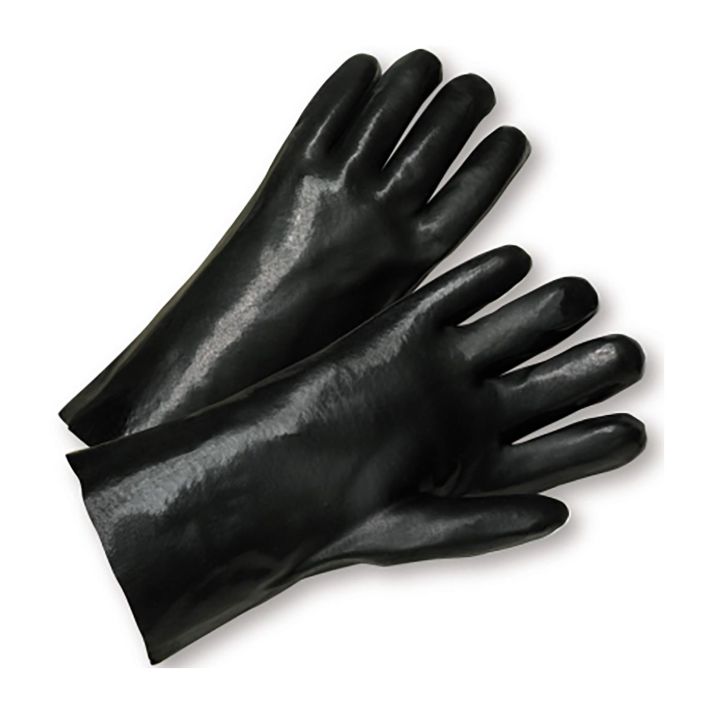 PIP® PVC Dipped Glove with Interlock Liner and Smooth Finish - 10 PIP® PVC Dipped Glove with Interlock Liner and Smooth Finish - 10" Length (#1017)