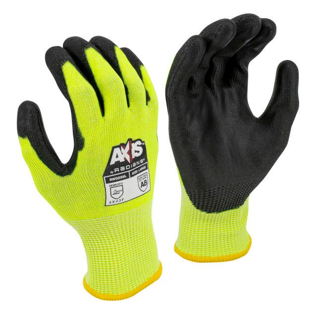 Radians AXIS™ A8 Polyurethane Coated Cut Protection Glove (#RWG558) Radians AXIS™ A8 Polyurethane Coated Cut Protection Glove (#RWG558)