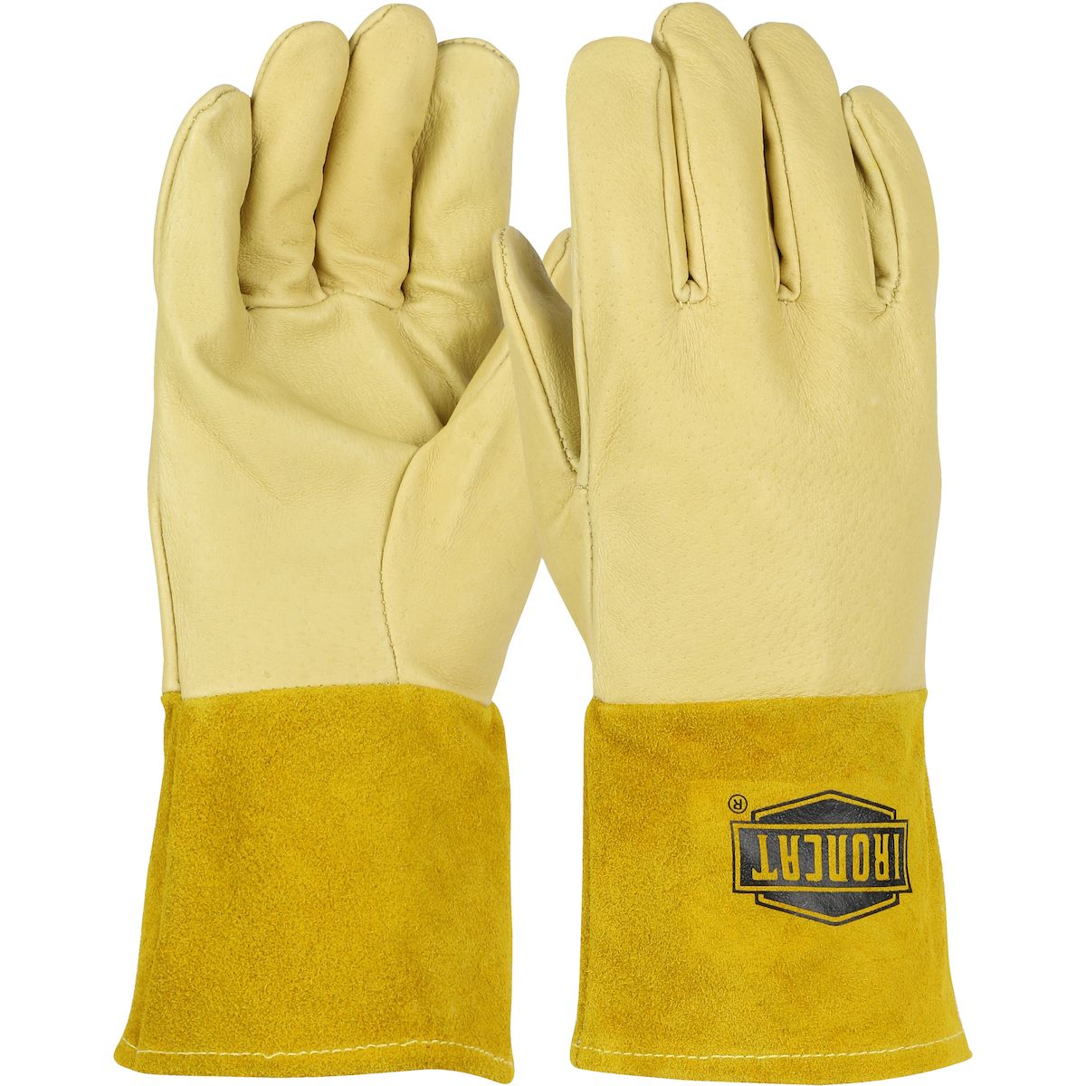 Ironcat® Premium Top Grain Pigskin Leather MIG Welder's Glove with Kevlar® Stitching - 4 Ironcat® Premium Top Grain Pigskin Leather MIG Welder's Glove with Kevlar® Stitching - 4" Gauntlet Cuff (#6021)