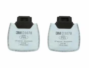 3M Secure Click Particulate Filter P95 with Nuisance Level Organic Vapor/Acid Gas Relief (#D3078)