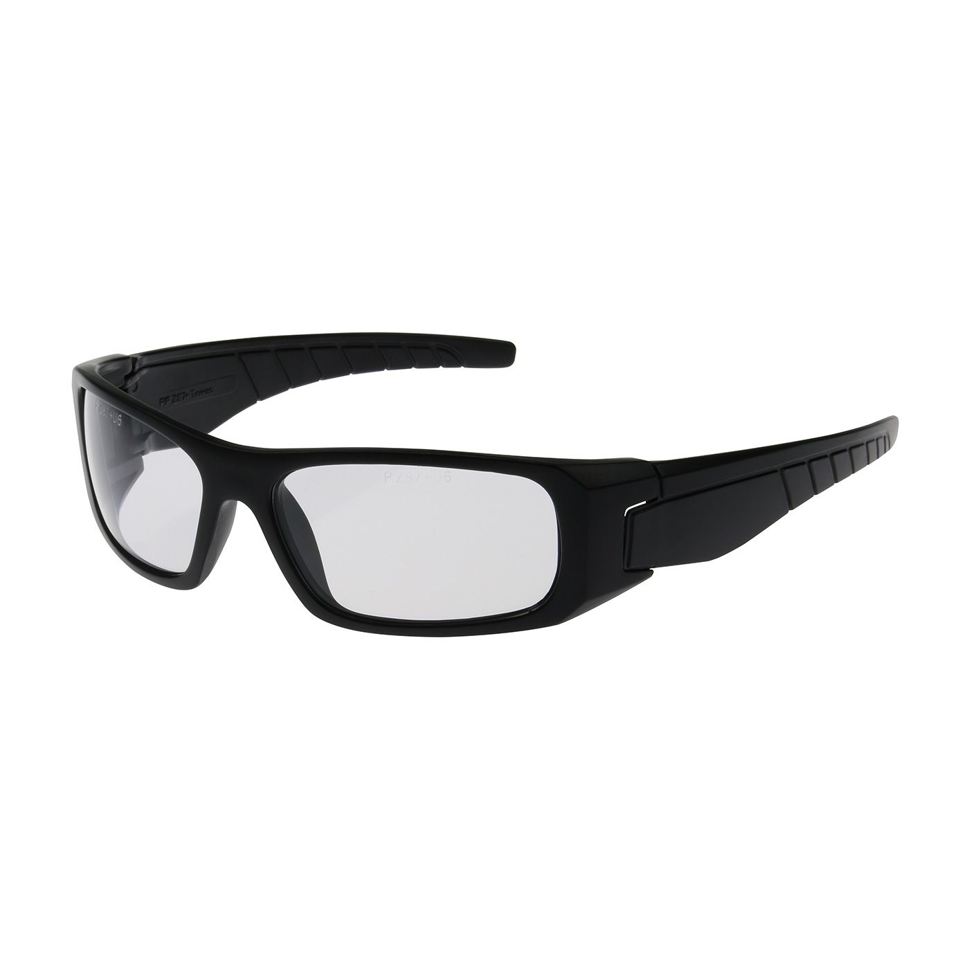 Squadron Full Frame Safety Glasses with Black Frame, Clear Lens and Anti-Scratch / Anti-Fog Coating  (#250-53-0020)