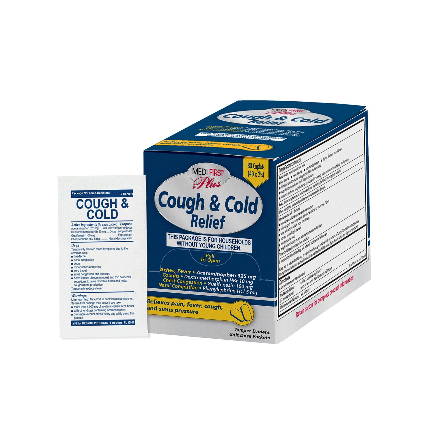 Cough & Cold Relief, 80/bx (#93580) Cough & Cold Relief, 80/bx (#93580)