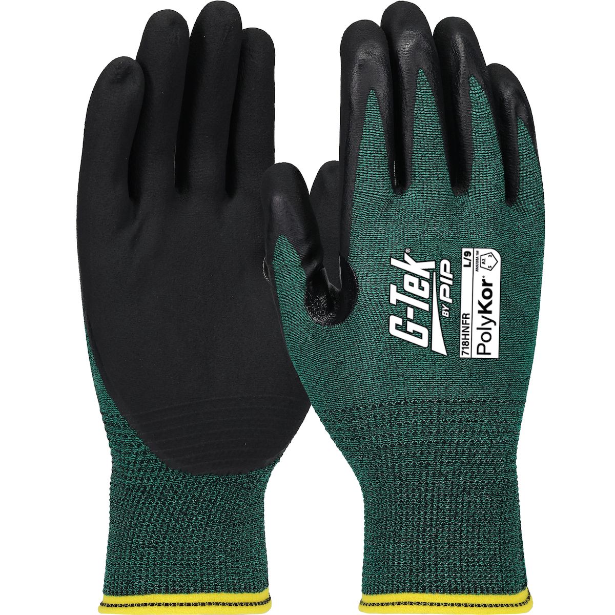 G-Tek® PolyKor® Seamless Knit A2 Polykor Blended Glove with Foam Nitrile Coated Grip on Palm & Fingers - Touchscreen (#718HNFR) G-Tek® PolyKor® Seamless Knit A2 Polykor Blended Glove with Foam Nitrile Coated Grip on Palm & Fingers - Touchscreen (#718HNFR)