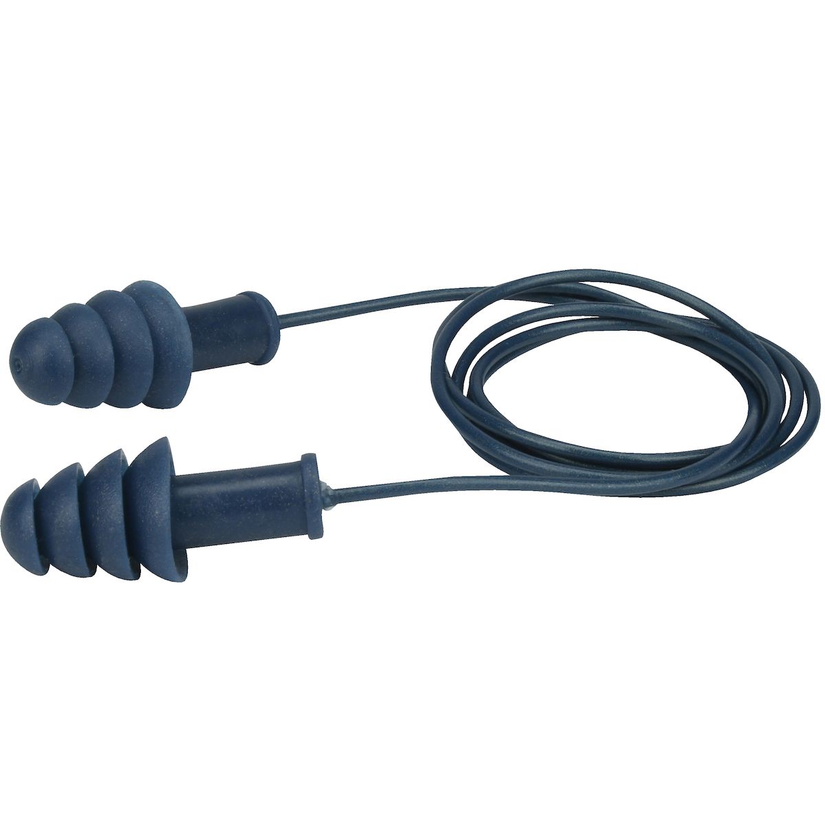 PIP Metal Detectable Reusable TPR Corded Ear Plugs - NRR 27  (#267-HPR410D)