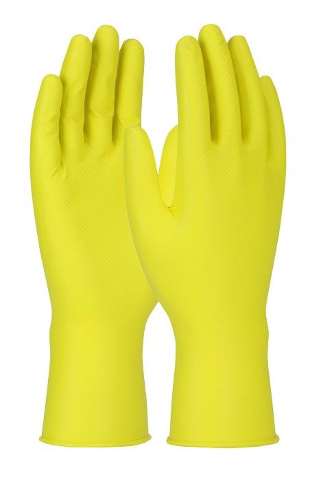 Grippaz™ Jan San Extended Use Ambidextrous Nitrile Glove with Textured Fish Scale Grip - 6 Mil (#67-306)