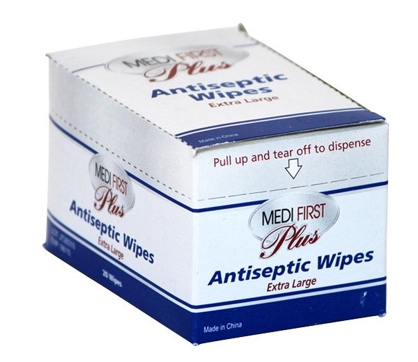 Antiseptic Wipes, 20/bx (#P103071)