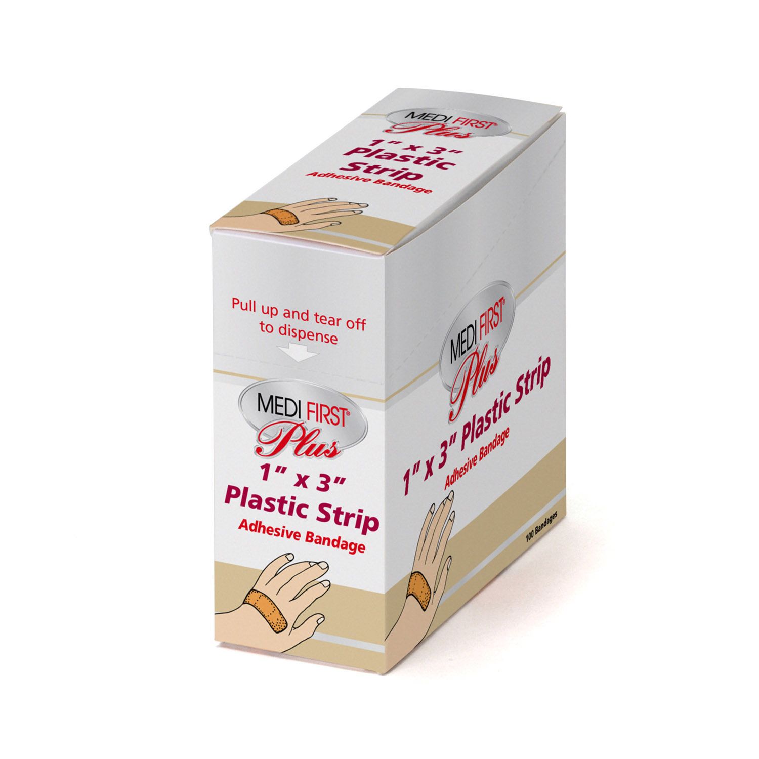 Plastic Strip Bandage, 1' x 3" (#P102033)